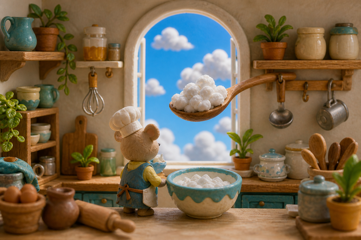 Artwork for a future ISaySo story, Cloud Kitchen.