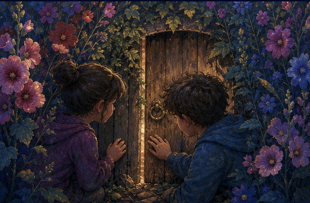 Artwork for a future ISaySo story, The House That Hummed.